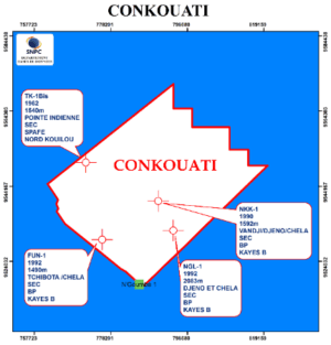 Données techniques – Champs Conkouati